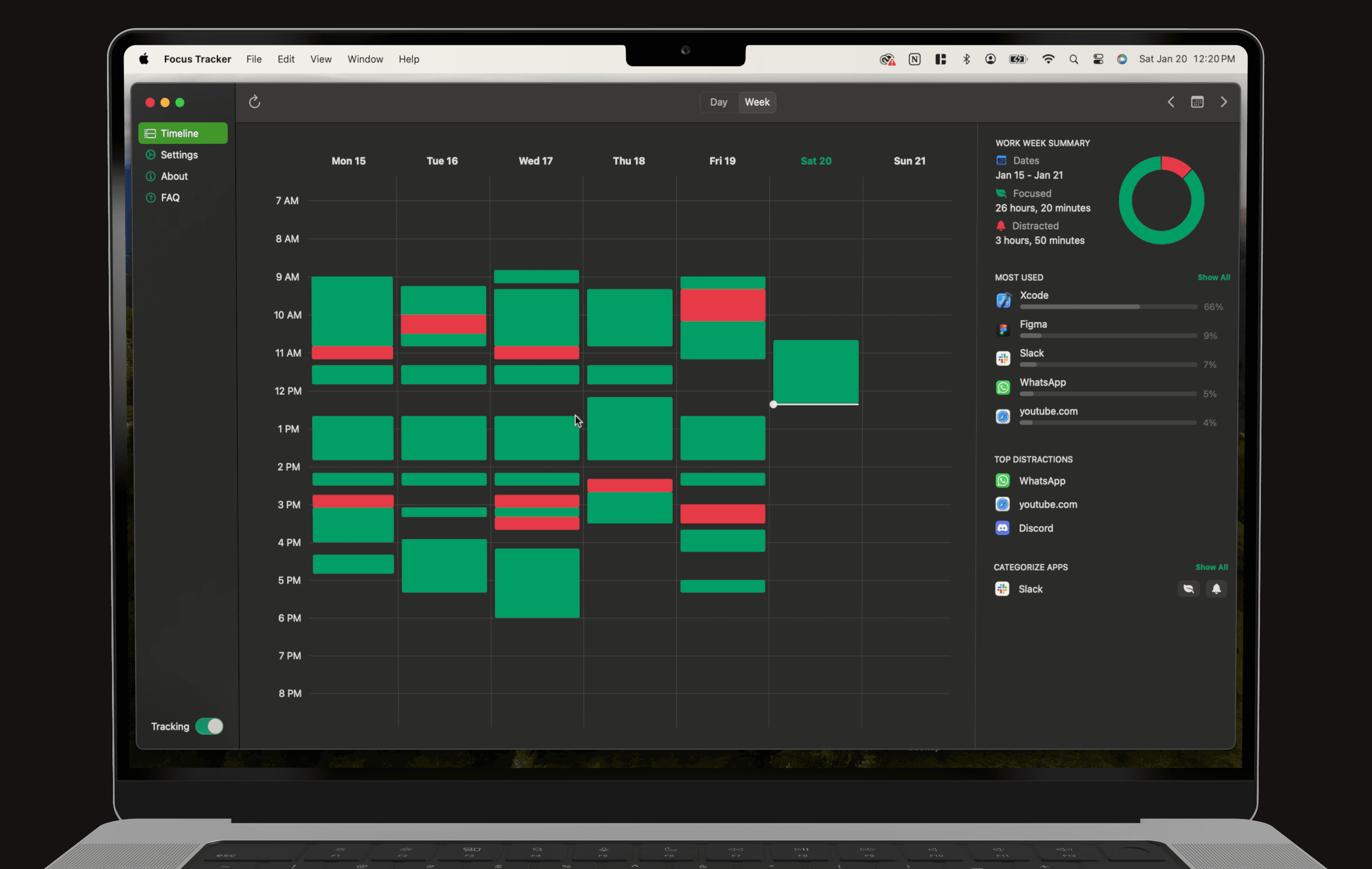 weekly calendar view image